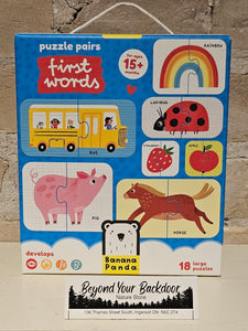 Banana Panda Puzzle Pairs - First Words - 15 months+ - 36 pieces - 49261