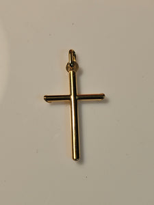 Gold Charm - Cross - 2127