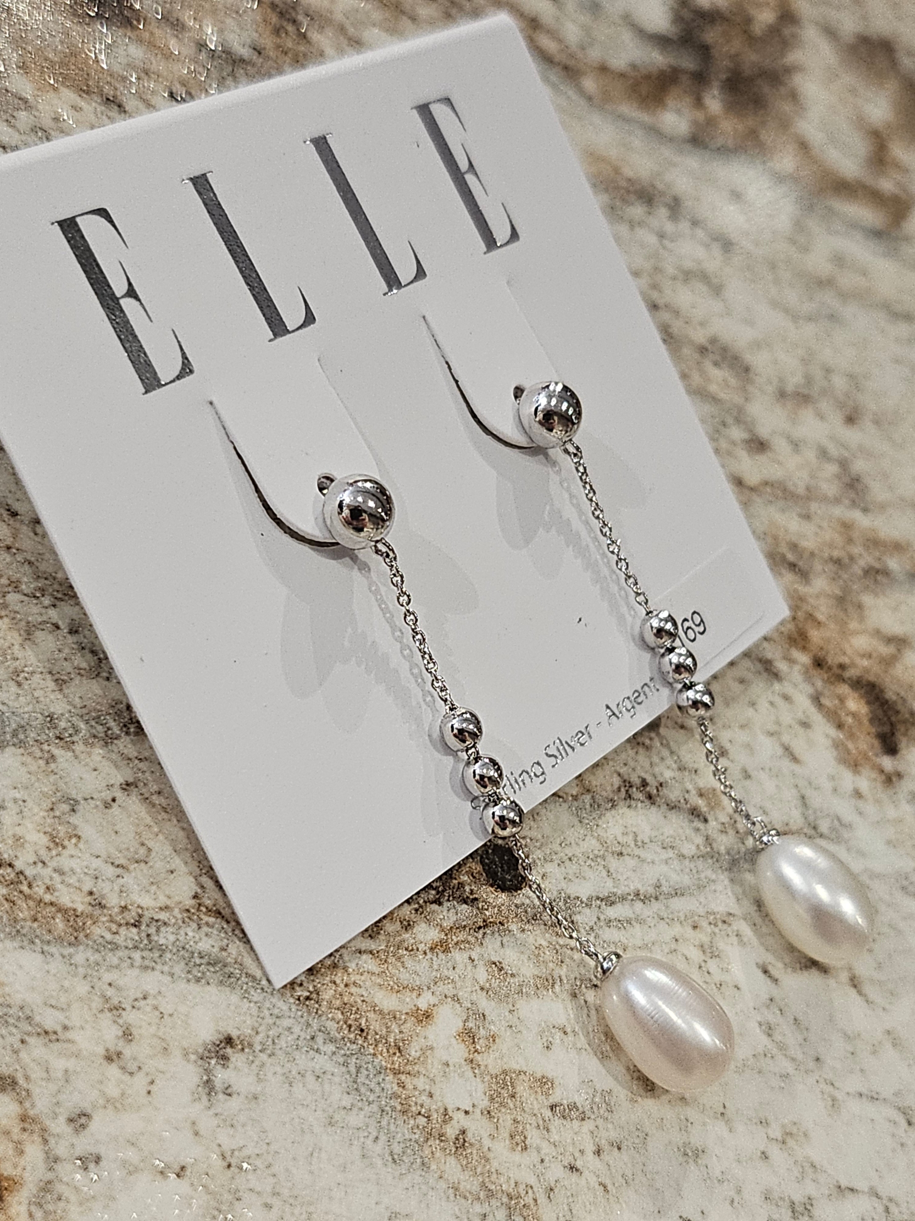 ELLE S/SEarrings - Pearl/Drop Bead - Genesis - $169