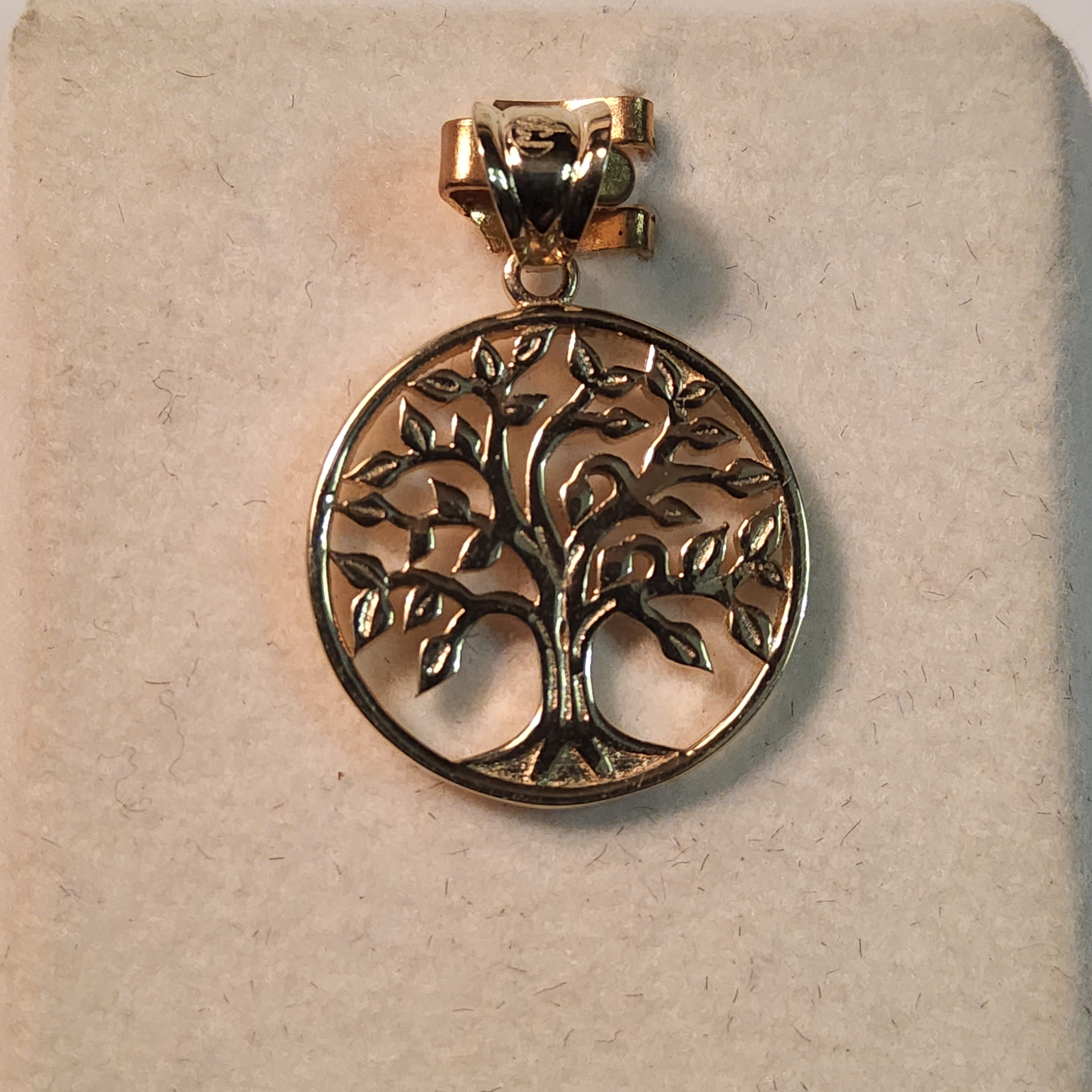 Gold Charm - Tree of Life - 2136