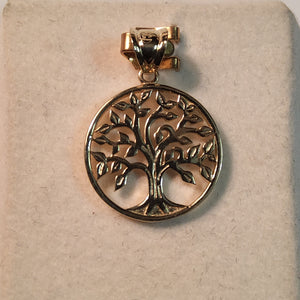 Gold Charm - Tree of Life - 2136