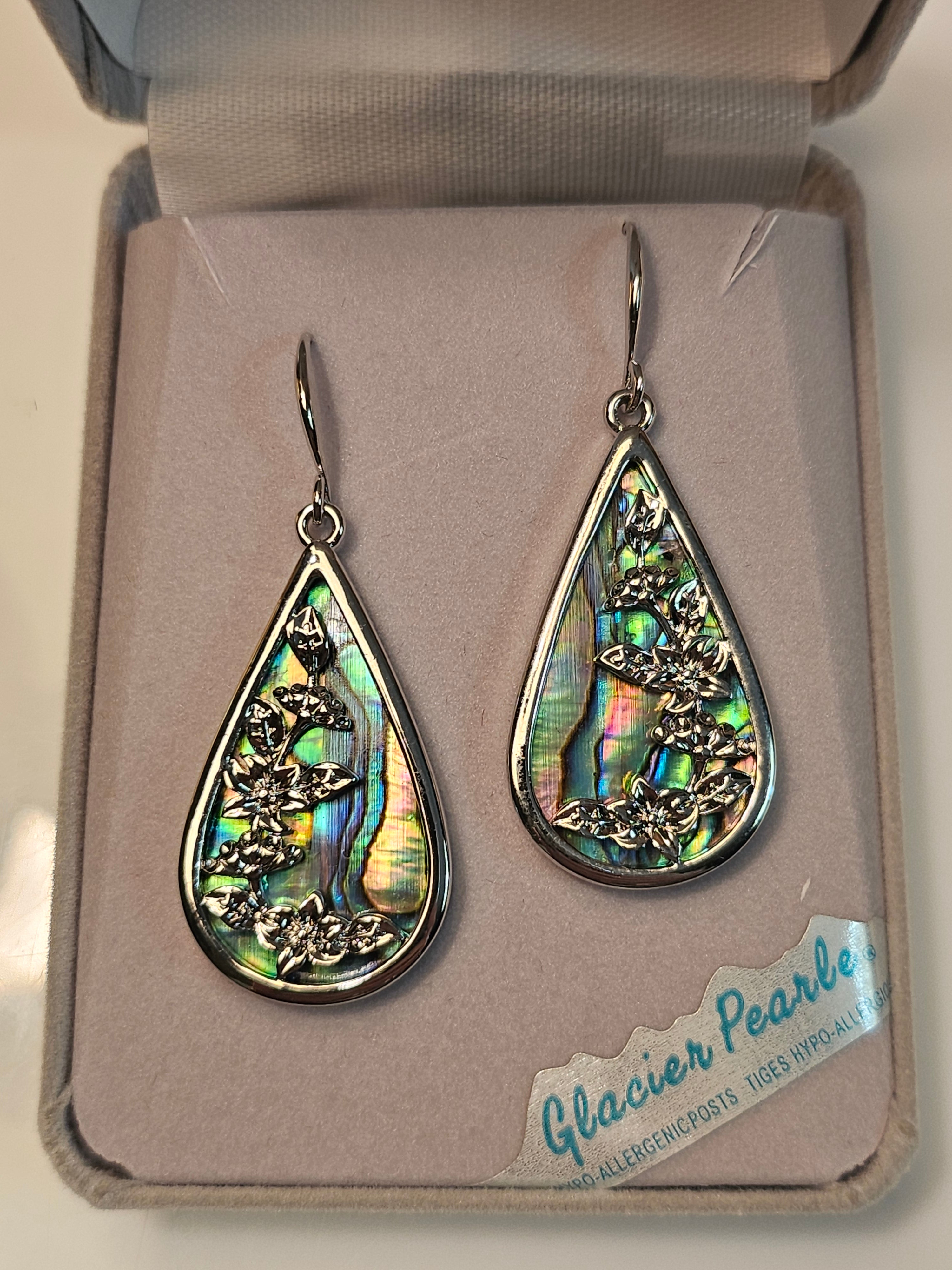Storrs Earrings - Floral Cascade - Glacier Pearle - 8011239
