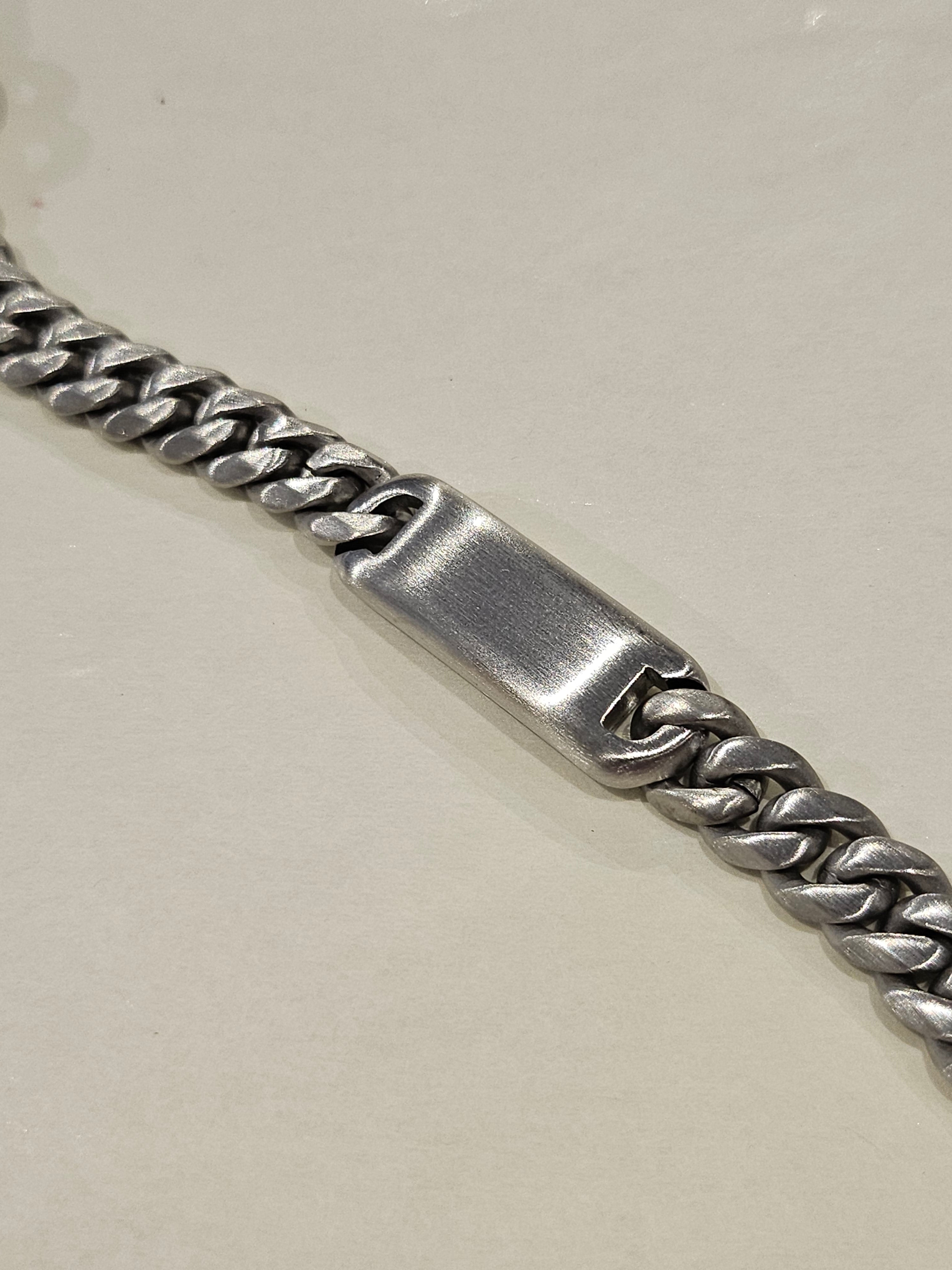 STEELX S/SBracelet  - Matte ID Bracelet - 8"