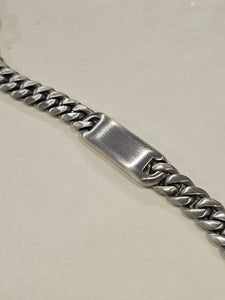 STEELX S/SBracelet  - Matte ID Bracelet - 8"