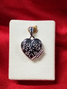 Gold Locket - Heart - Engravable