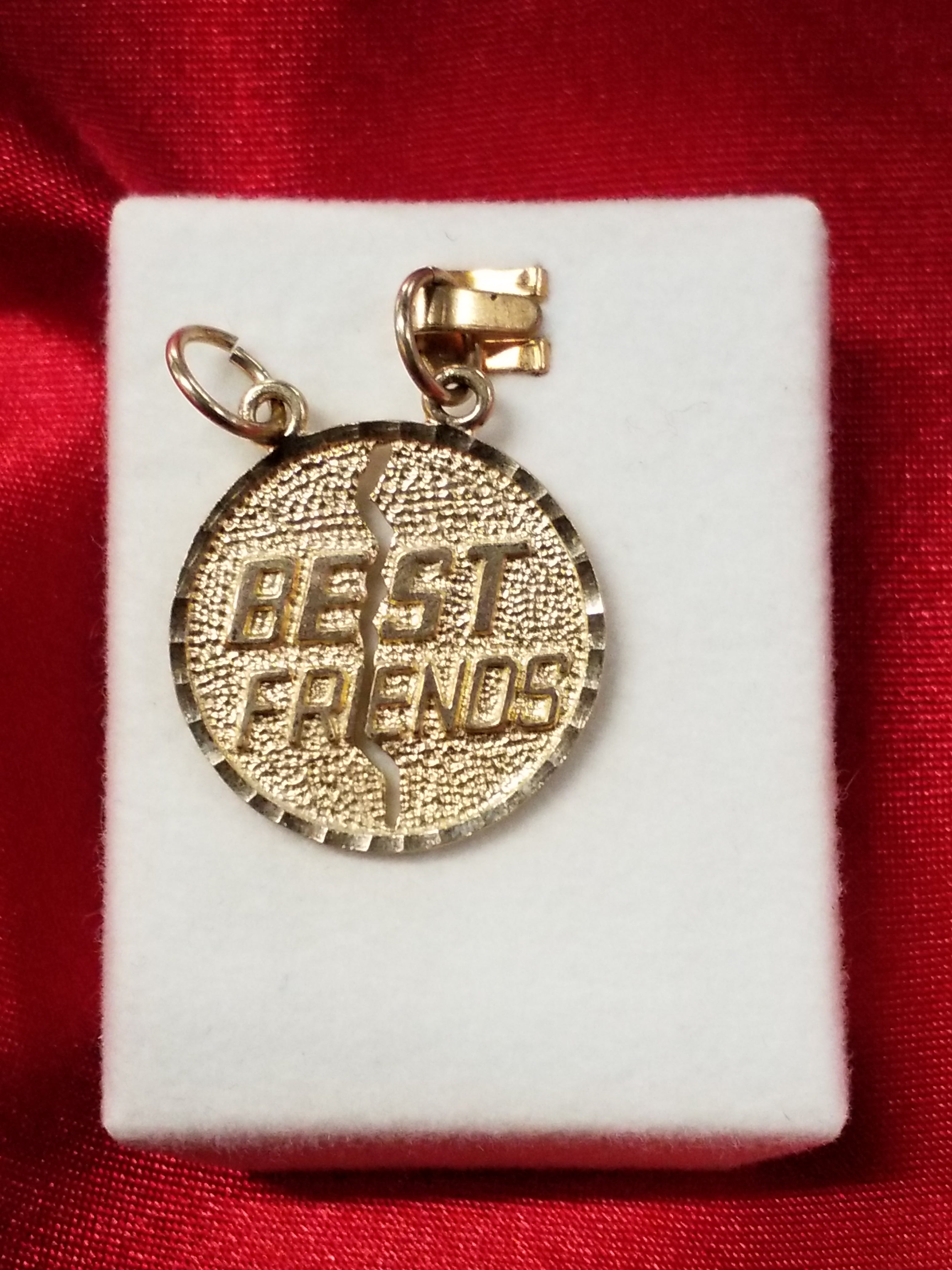 Gold Charm - Two-pieces "Best Friends"