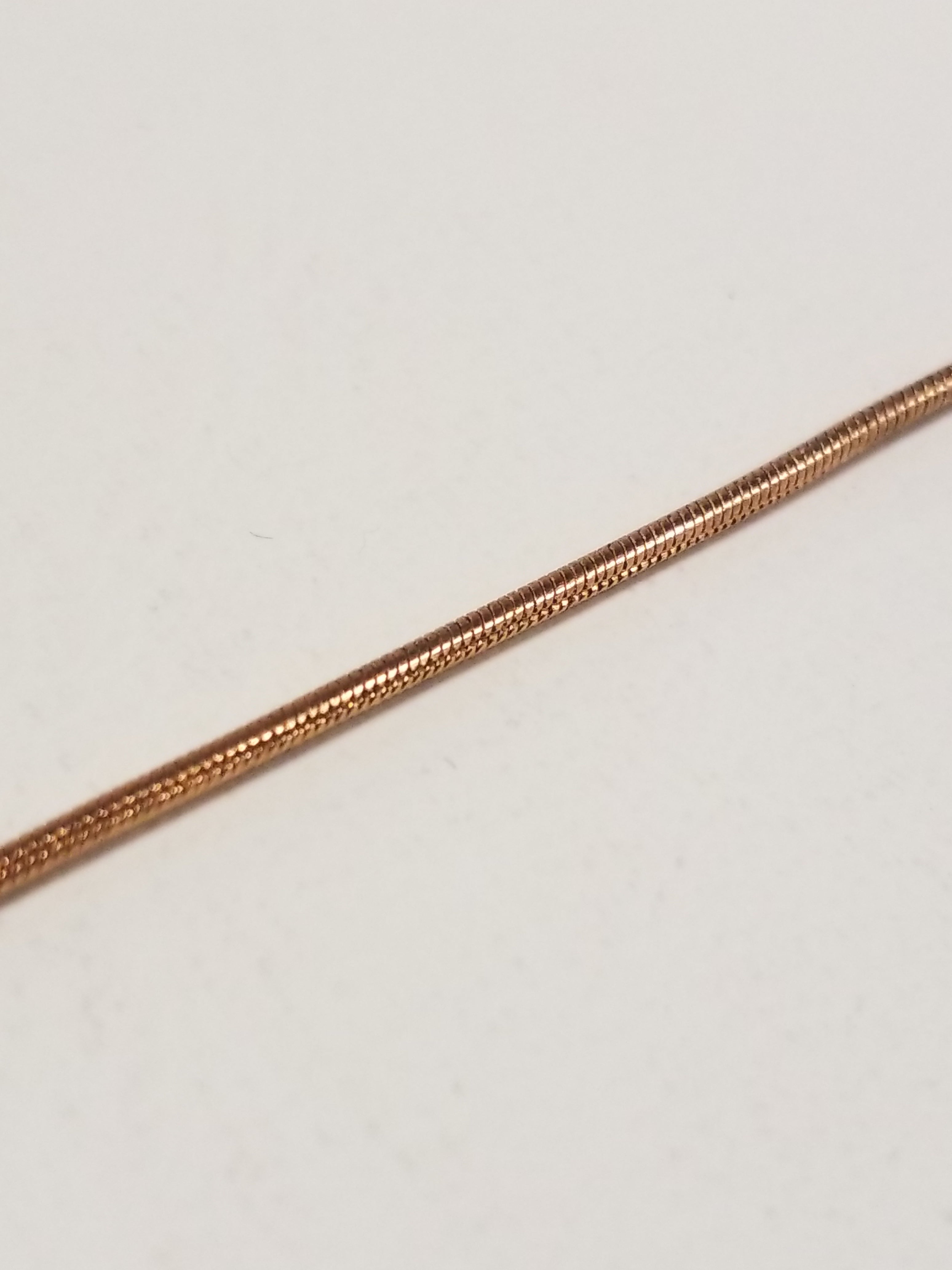 Bracelet - 10Kt Rose Gold Snake Style