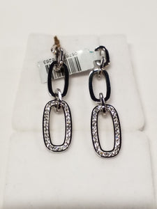STEELX S/SEarrings and S/SNecklet Set with Crystal Accents