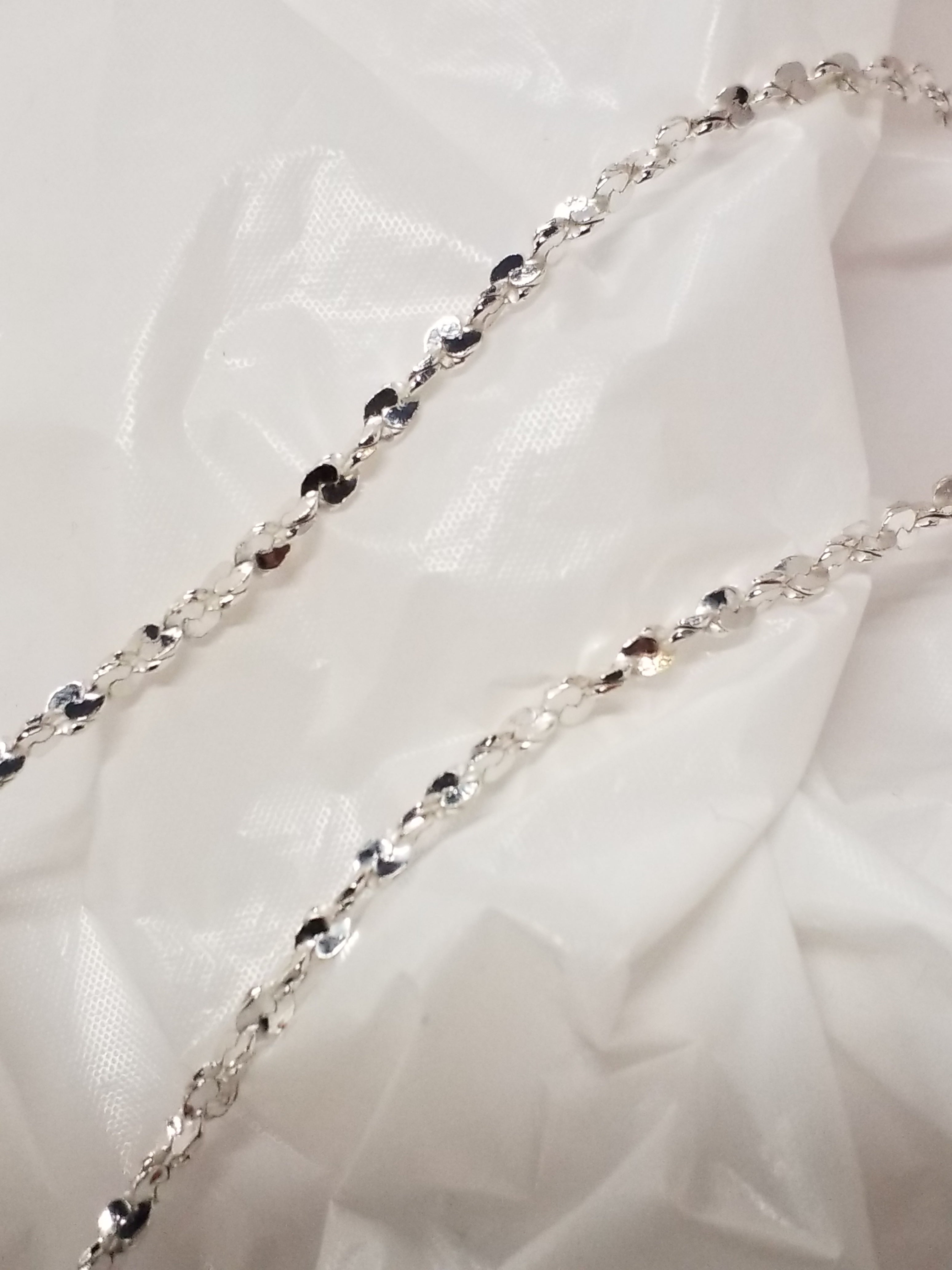 20" Sterling Silver S/SChain Twisted Serpentine Style