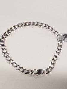 S/SBracelet Curb Style - Mens and Womens - Sterling Silver