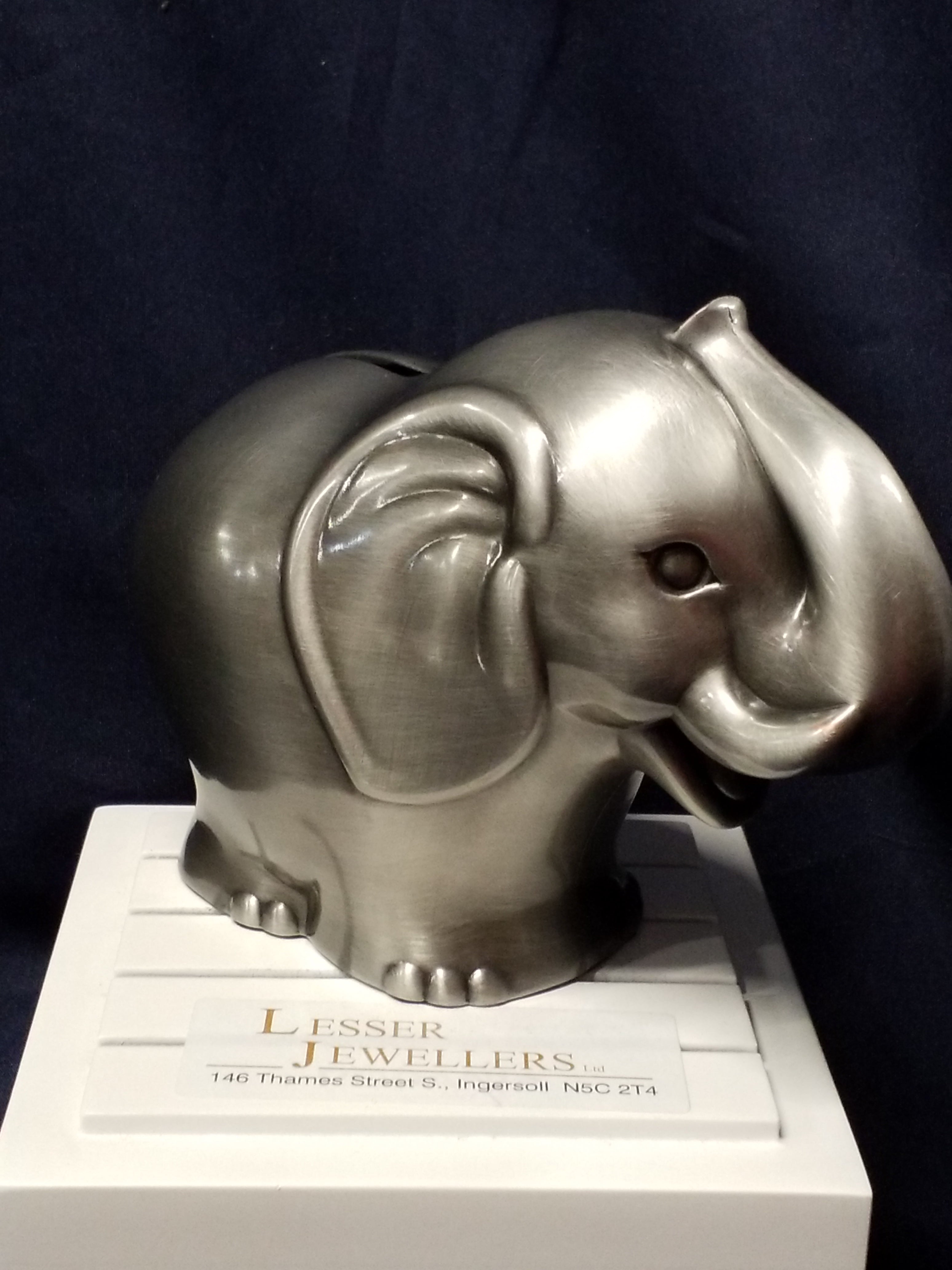 Pewter Bank - Elephant