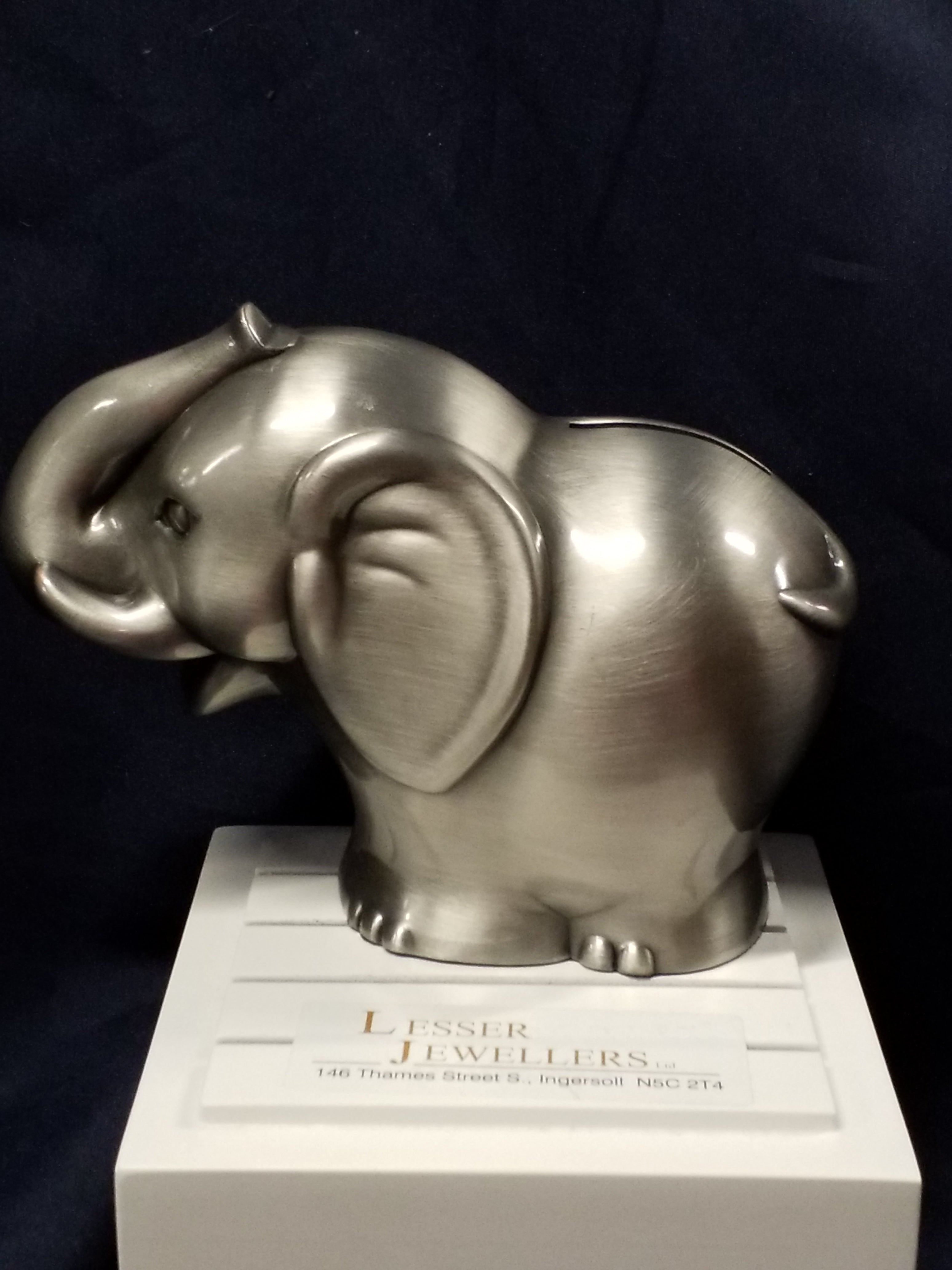 Pewter Bank - Elephant