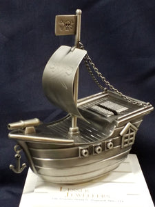 Pewter Bank - Pirate's Ship
