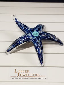 Glass Figurine - Starfish - Glows in the dark