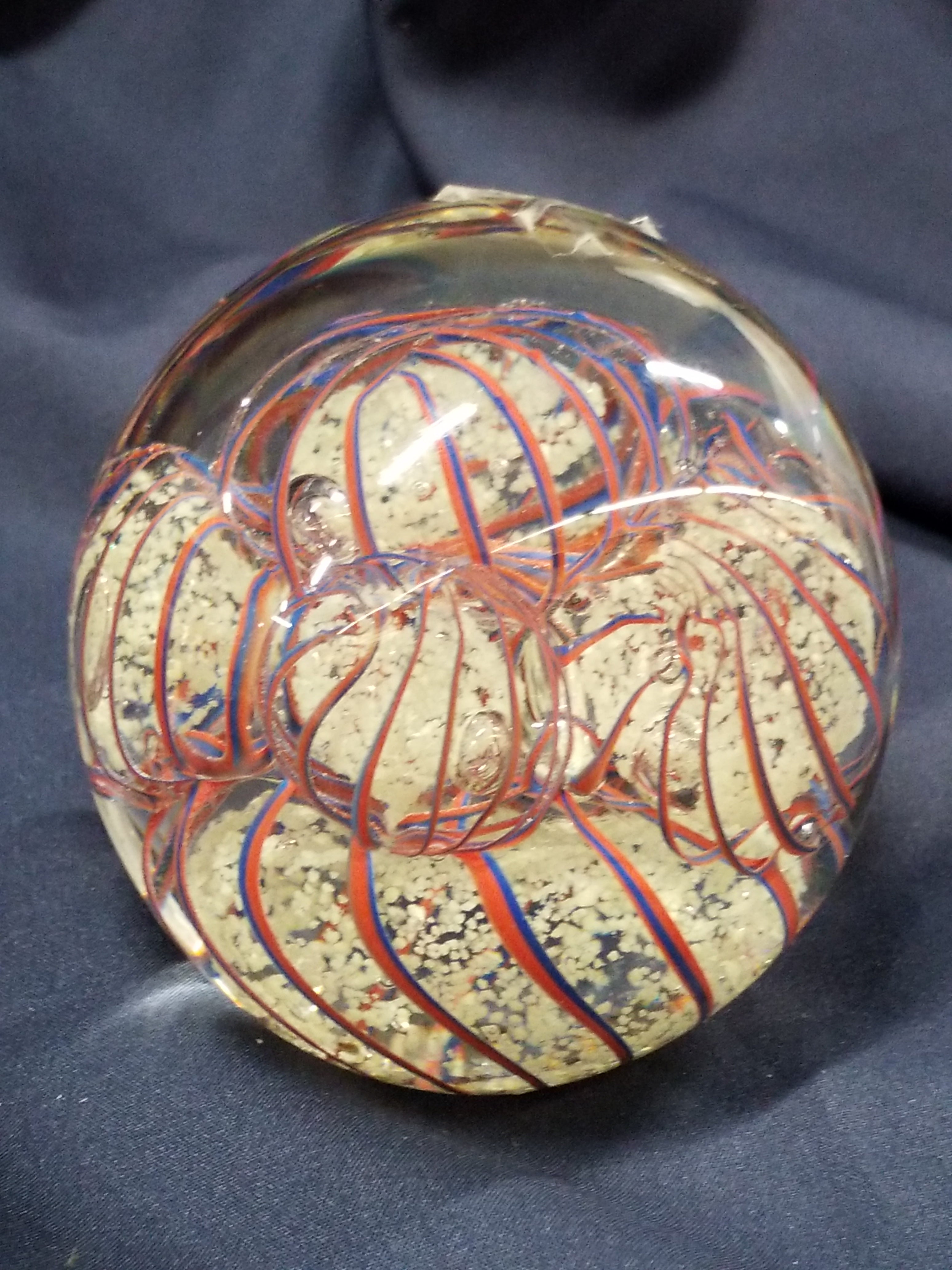 Glass Paperweight - Glow in the Dark