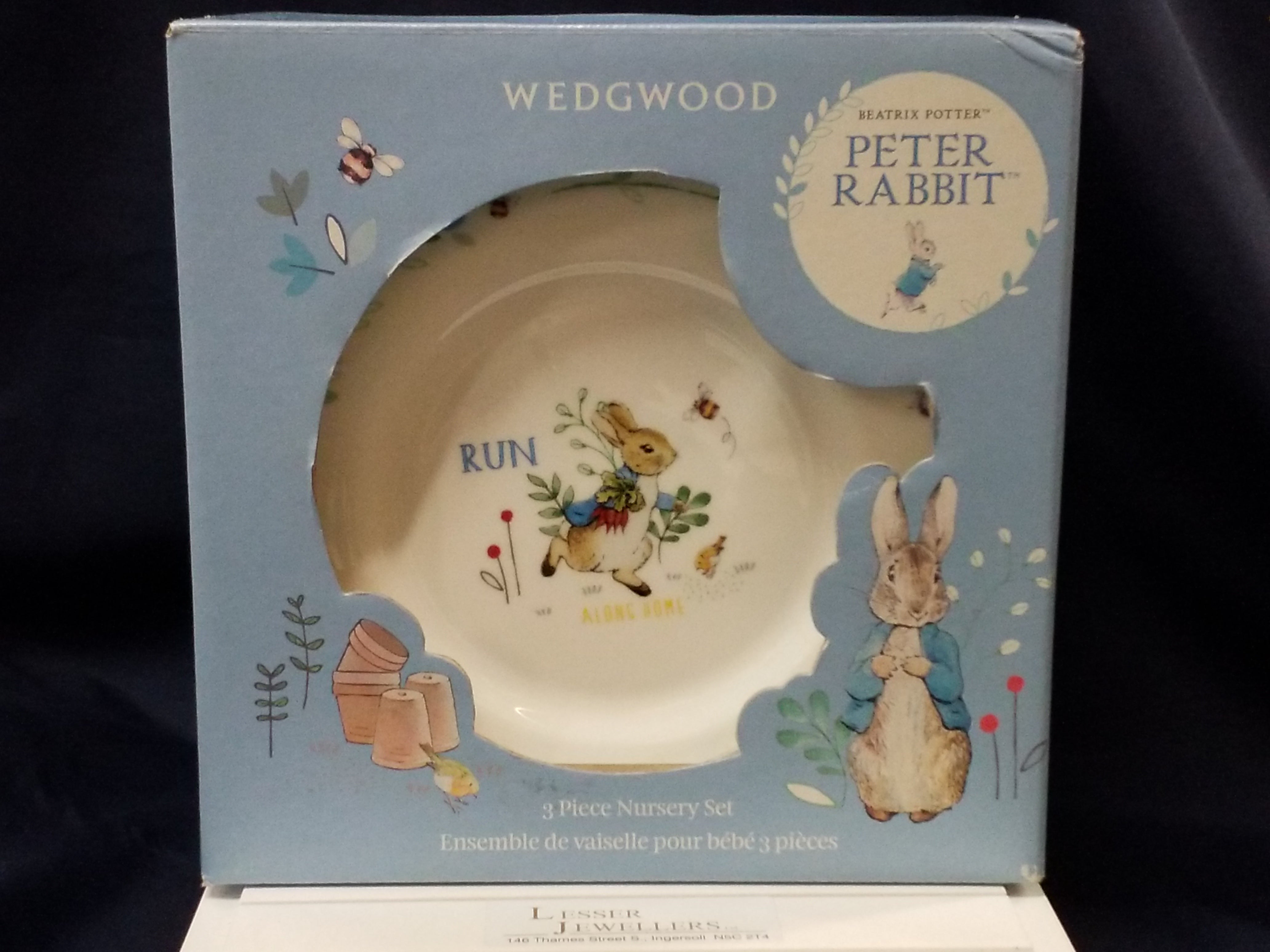 Blue Peter Rabbit - Three-piece Nursery Set