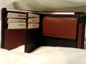 Leather Wallet RFID Protection - CLEARANCE