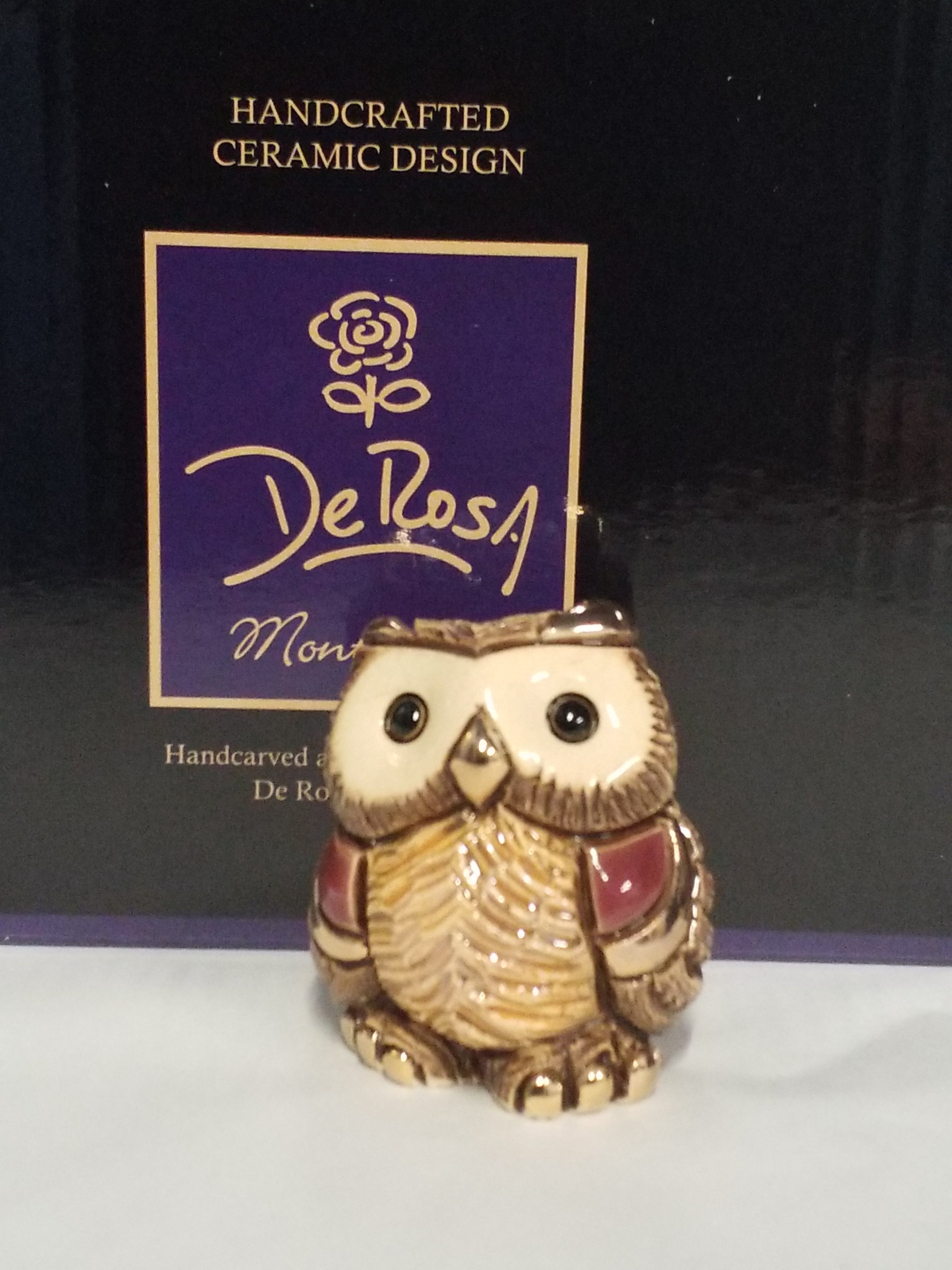 Owl Rosa De Rosa - Mini - Owl Figurine II M11 – Lesser Jewellers