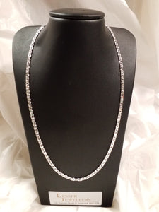 24" Sterling Silver S/SChain - Cable Style