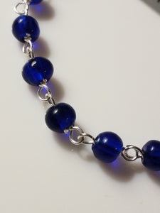 S/SBracelet with Lapis Lazuli Stones