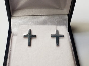 Earrings - Cross Studs