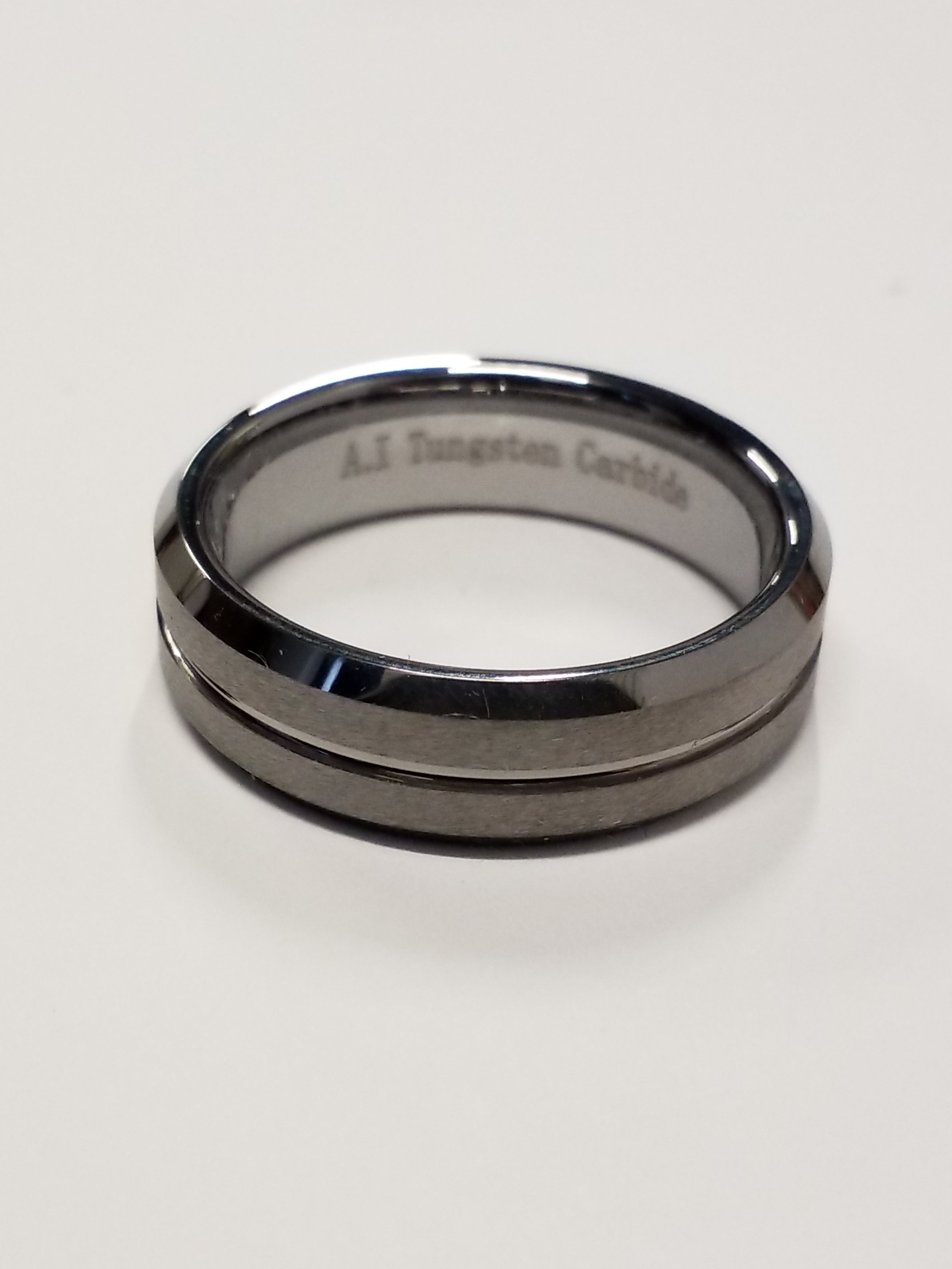 Tungsten Carbide Band TUR17 - Size 11 (Sizes 5 through 15 can be ordered)
