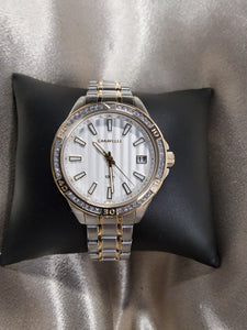 Caravelle Two Tone Watch