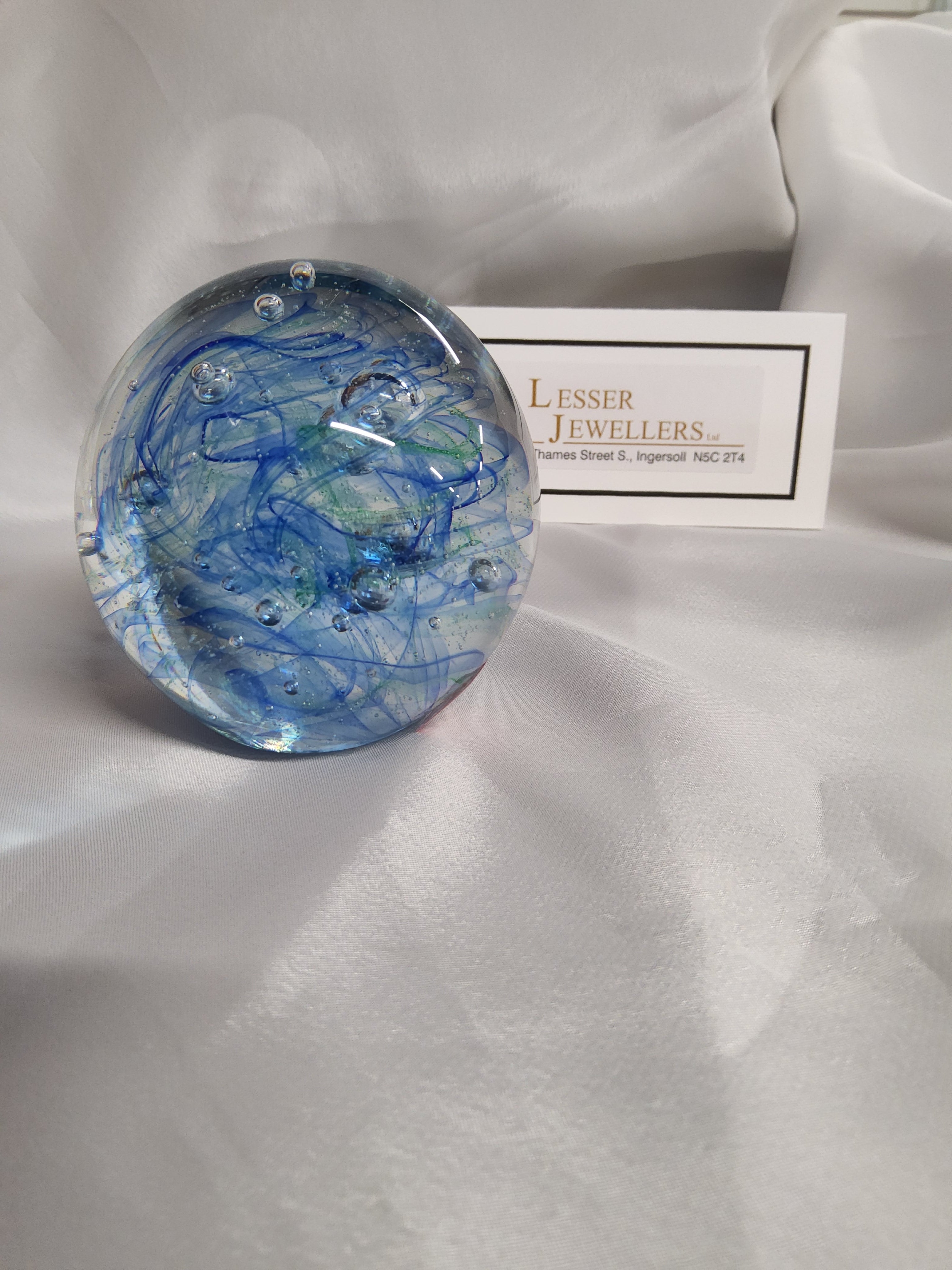 Glass Paperweight - Round