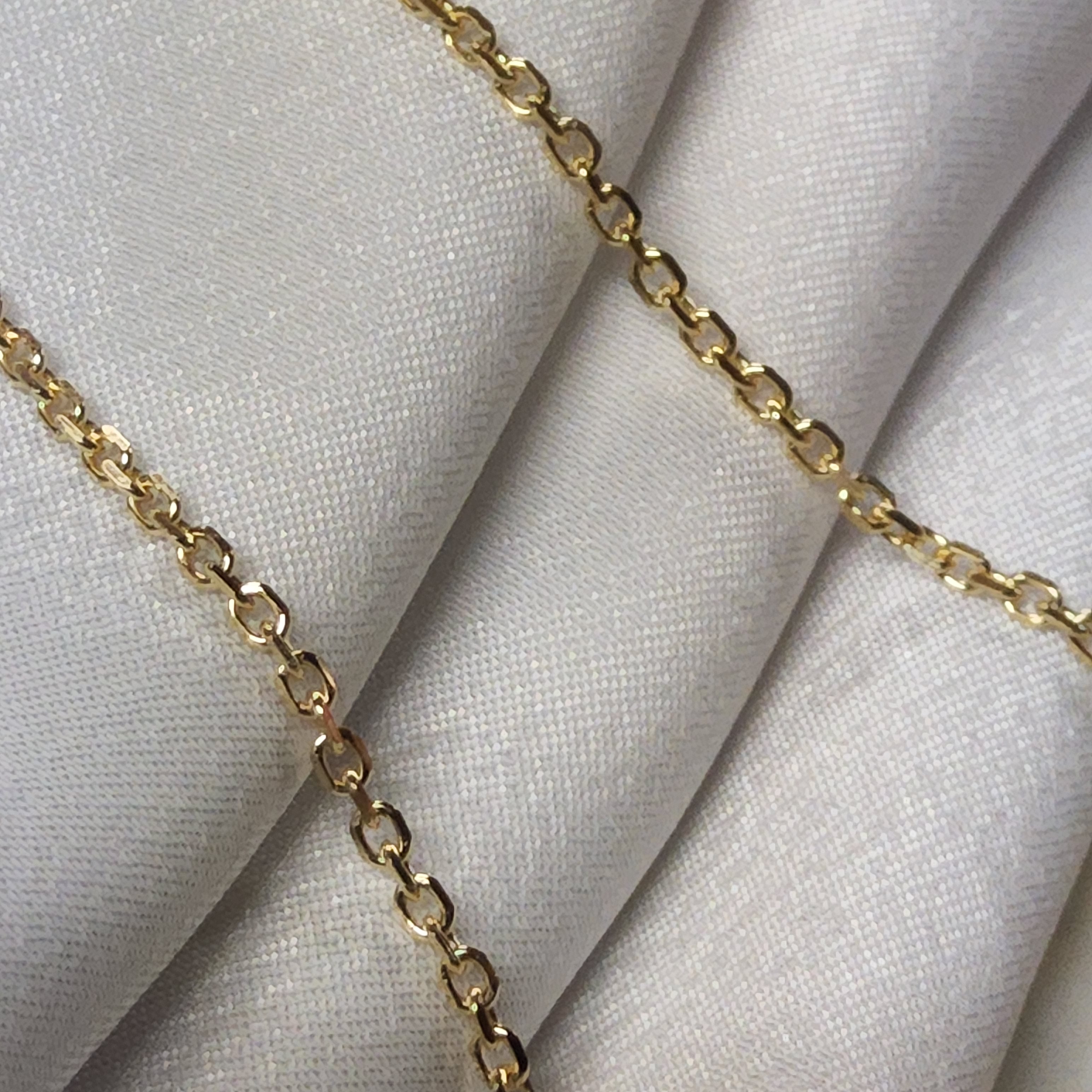 18" 10Kt Yellow Gold Chain - Rolo Style