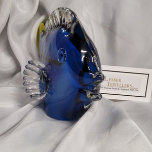 Glass Figurine - Blue Tang Fish