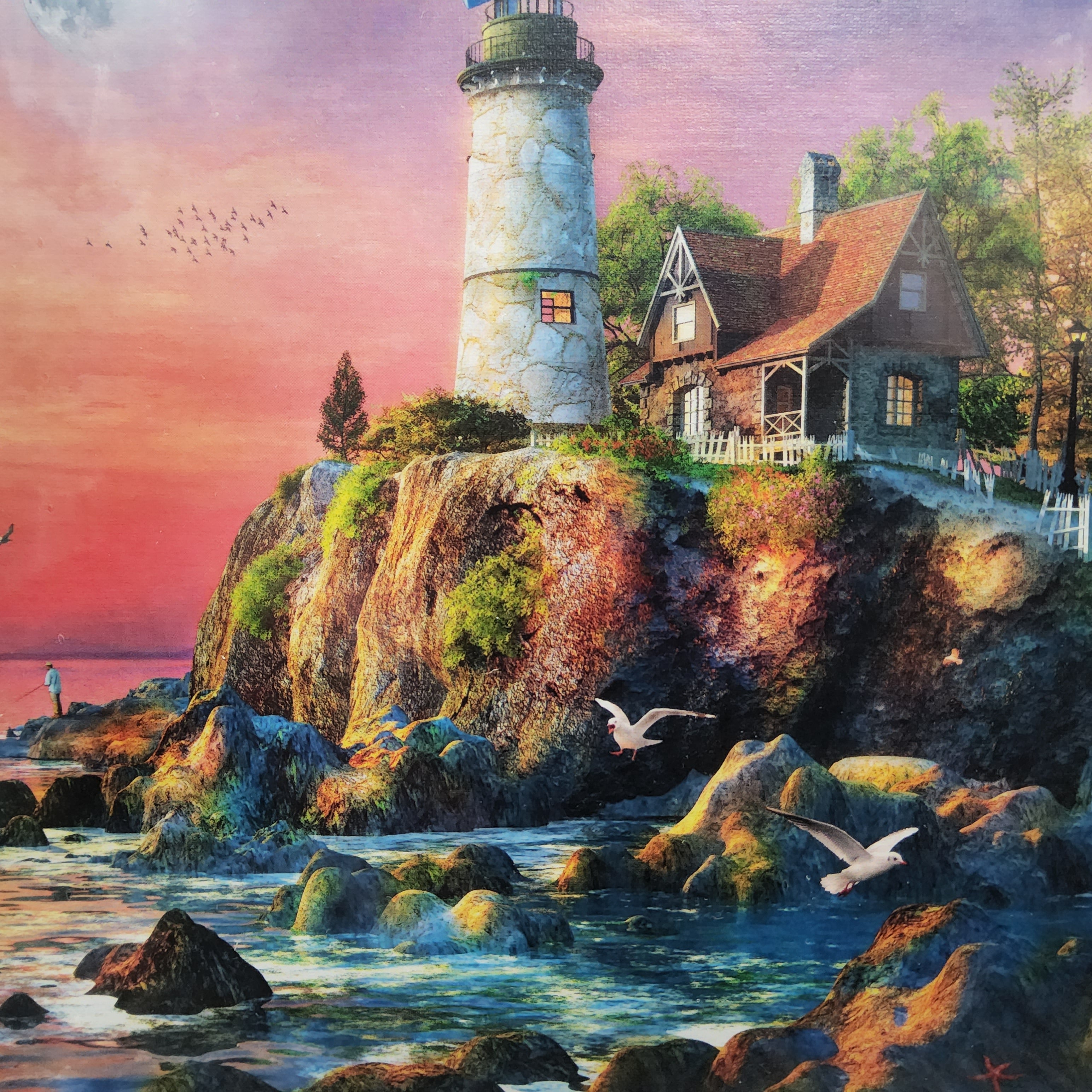 Ravensburger Puzzle - Lighthouse at Sunset - 500 pieces - #16581