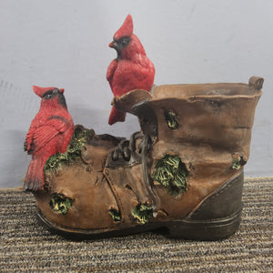 Planter - Cardinals on Boot QM42397