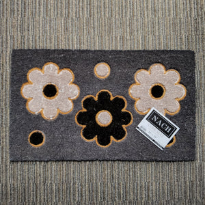 Doormat - "Flowers" - Coir Mat