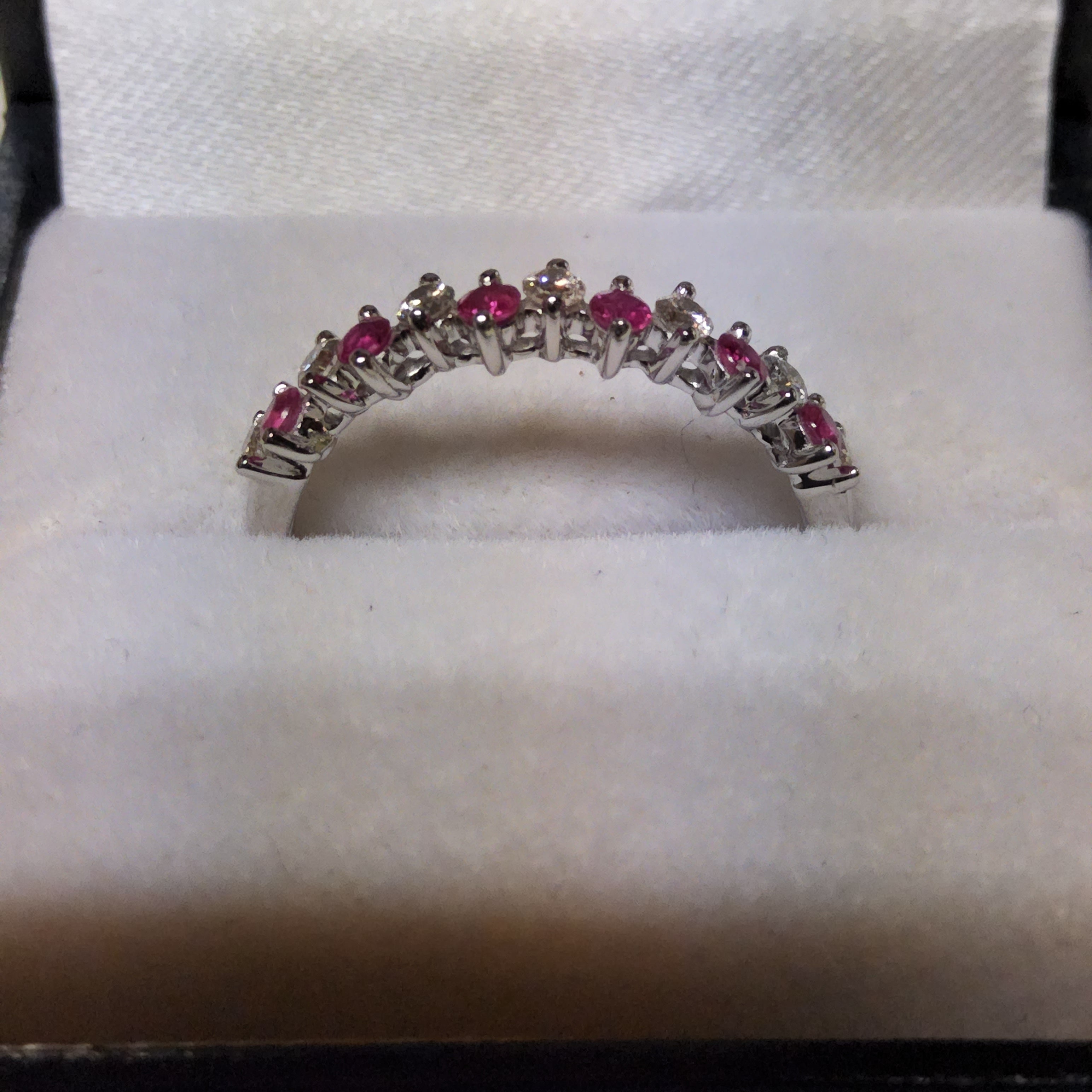 Ruby Ring with Diamonds