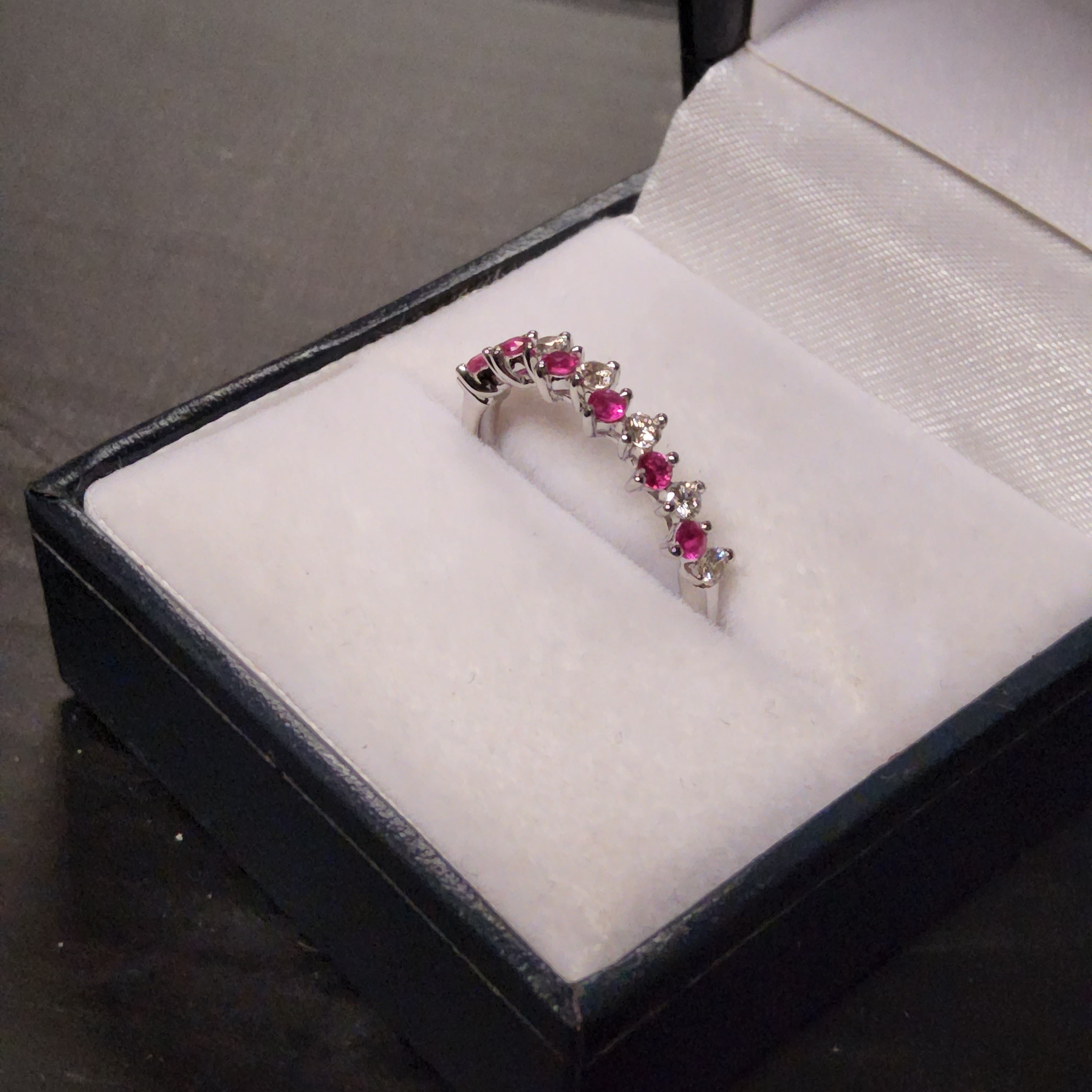 Ruby Ring with Diamonds