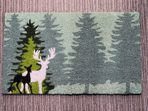 Doormat - Deer in Forest - Coir Mat #13489