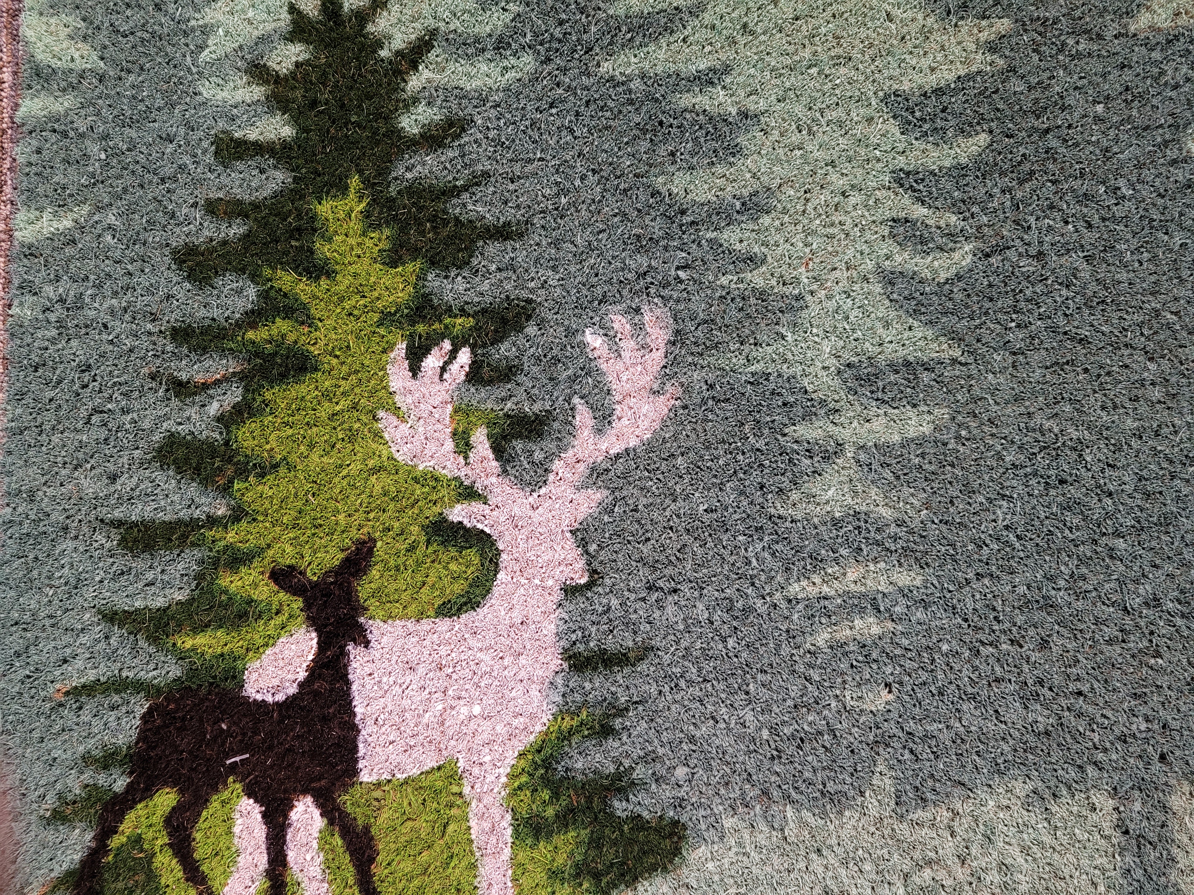 Doormat - Deer in Forest - Coir Mat #13489