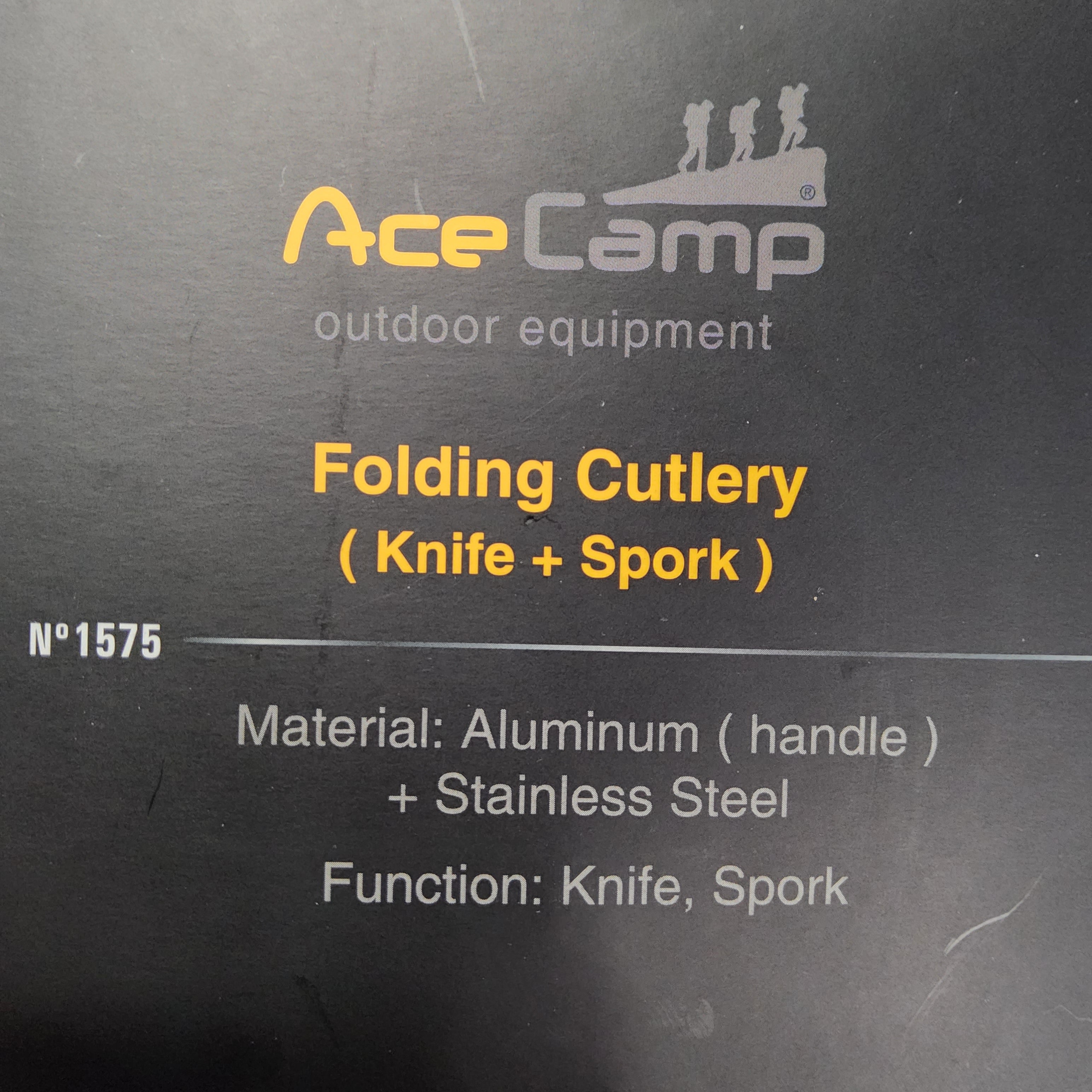 Ace Camp Folding Cutlery #1575