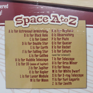 Space A to Z Puzzle and Playset #I701