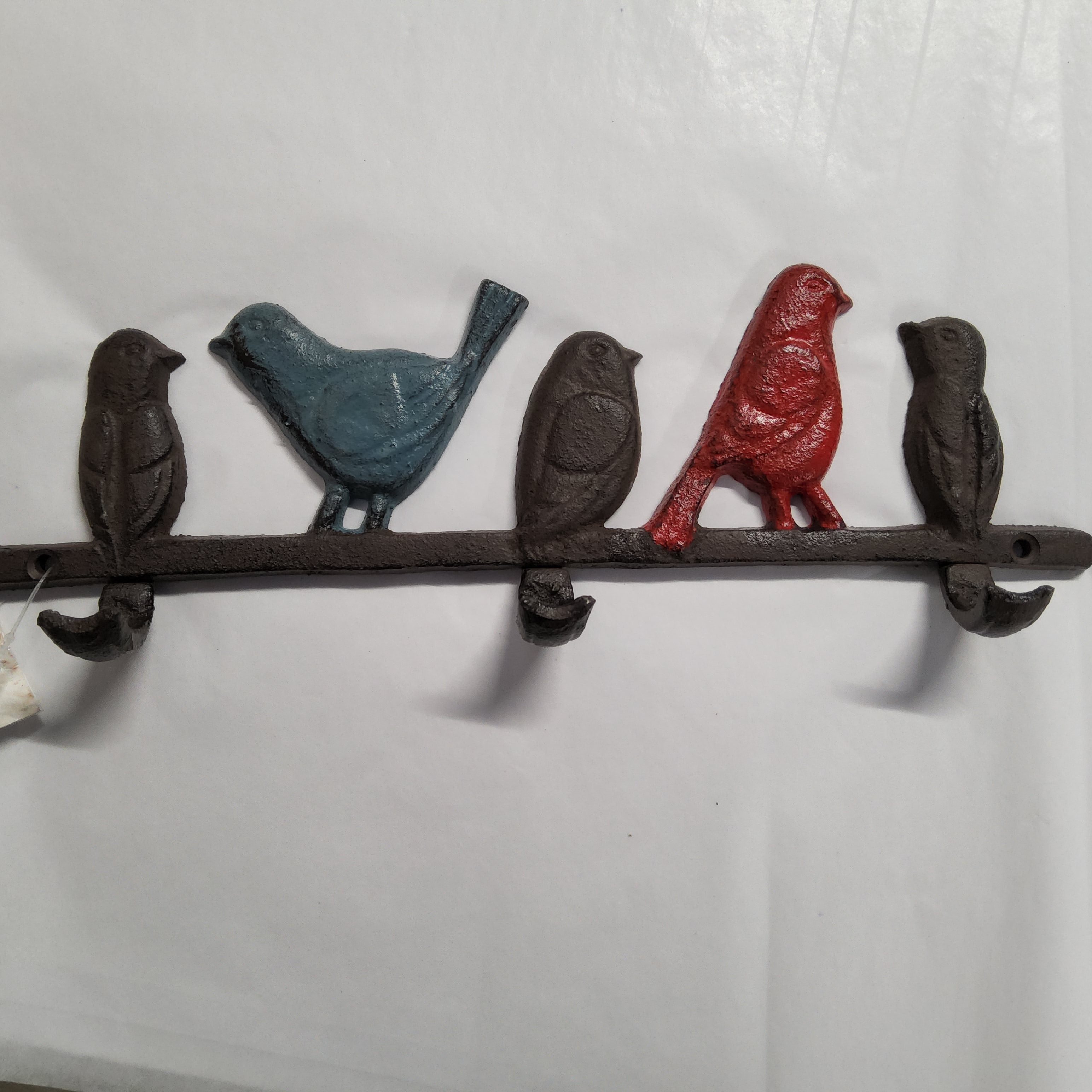Three Hooks Rack - Cast Iron - Birds DY-211423