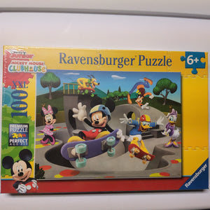 Ravensburger Puzzle - Mickie and Friends - At the Skatepark - 100 pieces - 12997