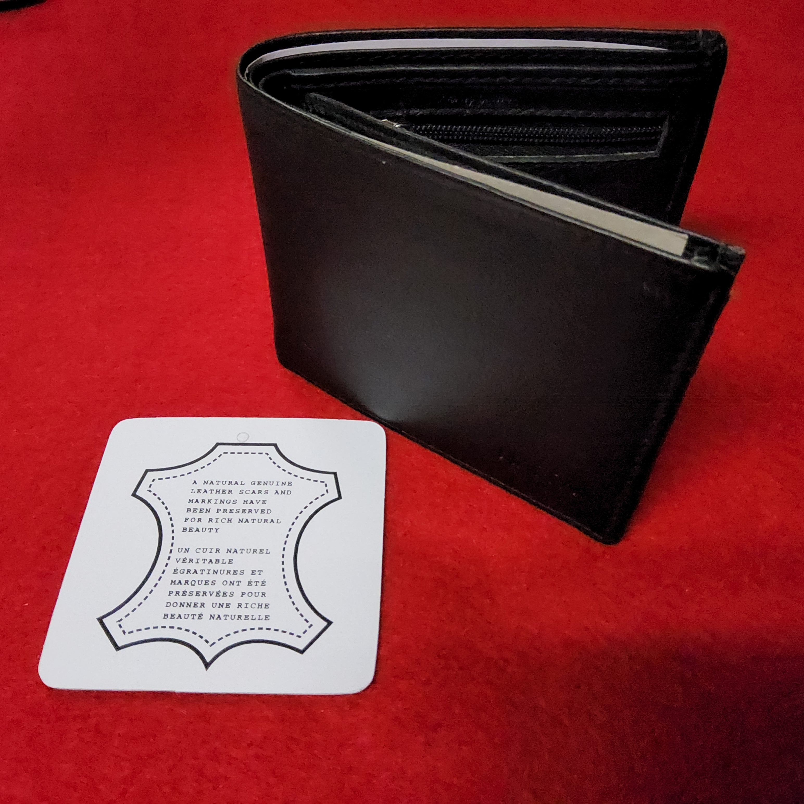 NAPPA Leather Wallet - Carry it All Wallet - RFID Identity Block - Has Zippered Change Purse - Colour options