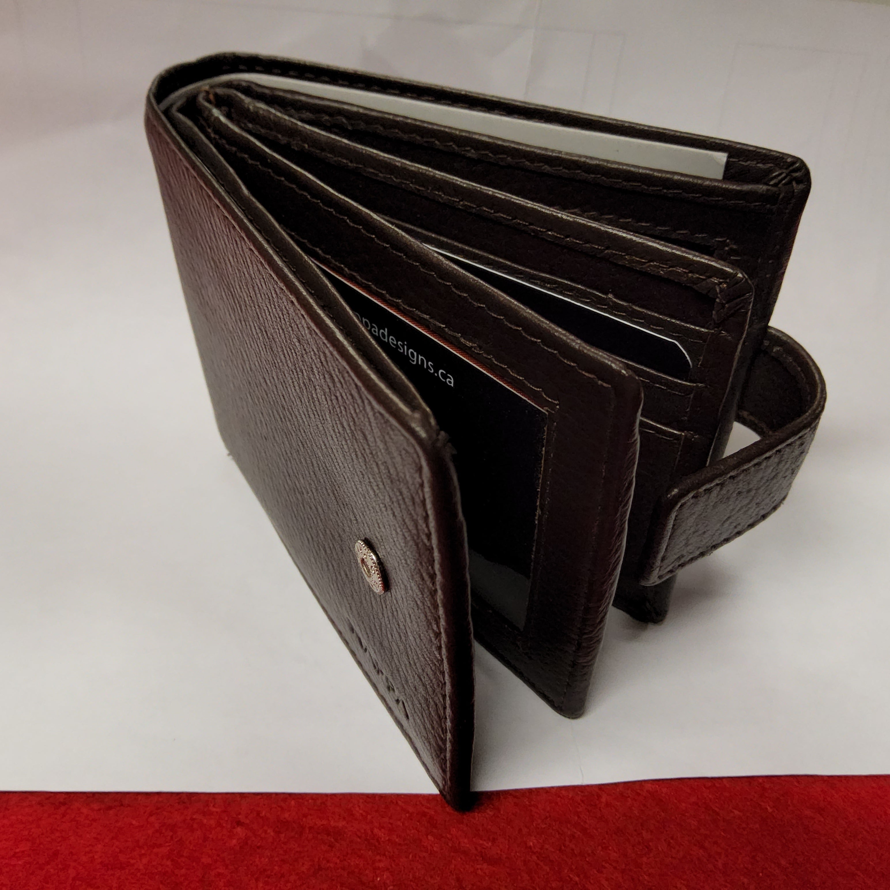 Leather change deals purse zipper