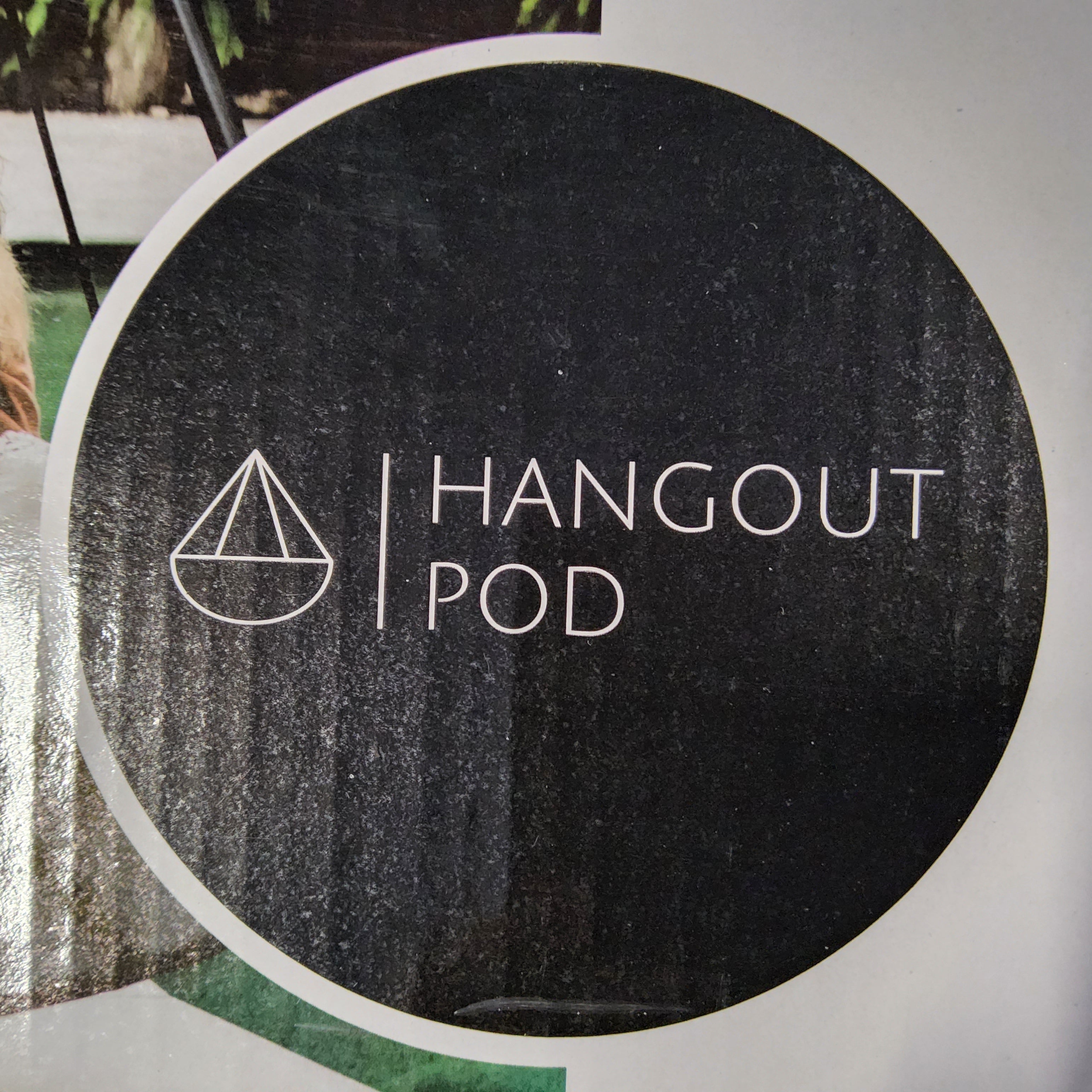 Grey Hangout Pod - Portable Circle Hammock - HNGTPOD-GRB