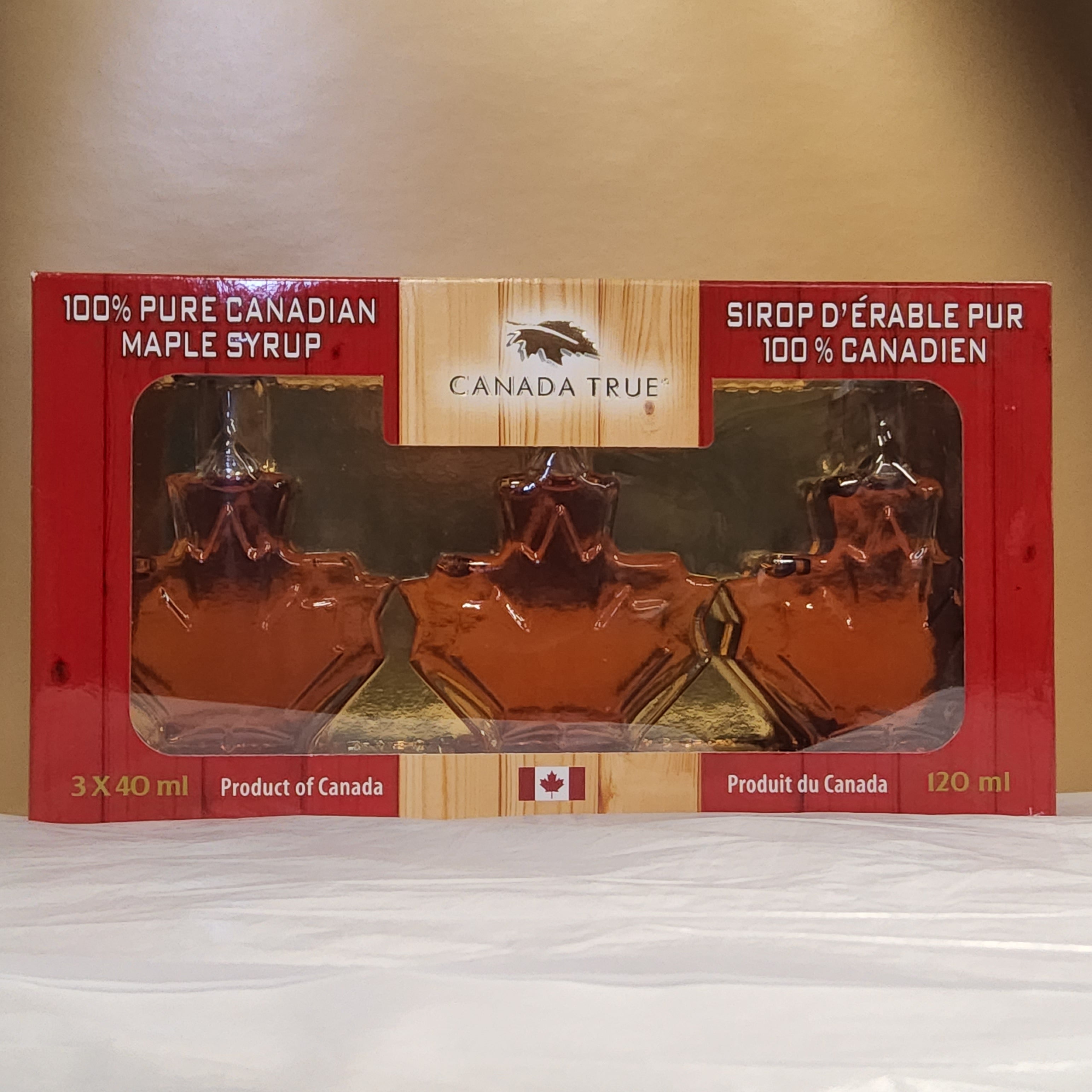 Maple Syrup - Maple Leaf Bottles - 3x40ml SGL40-3pk