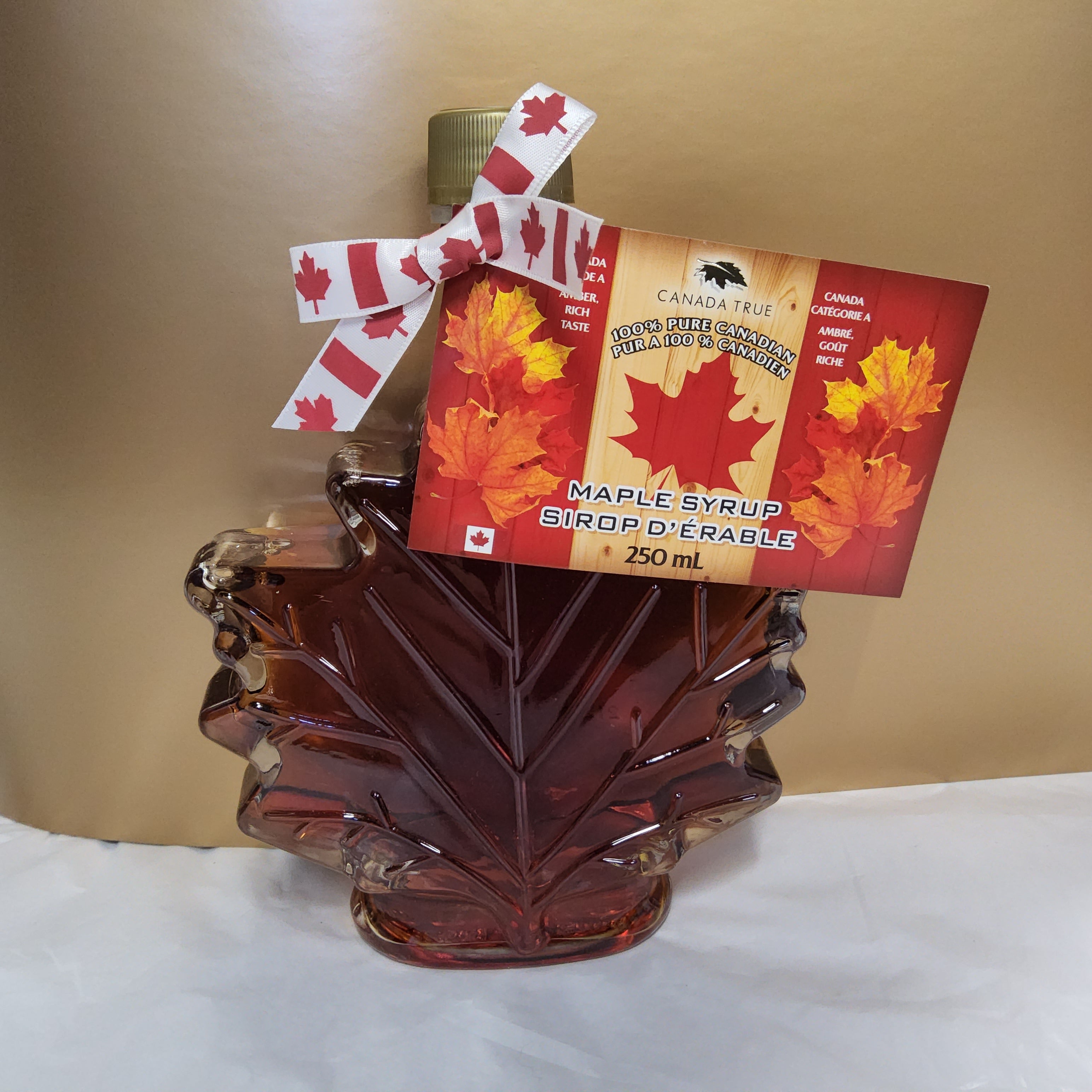 Maple Syrup - Maple Leaf Bottle - 250ml SGL250