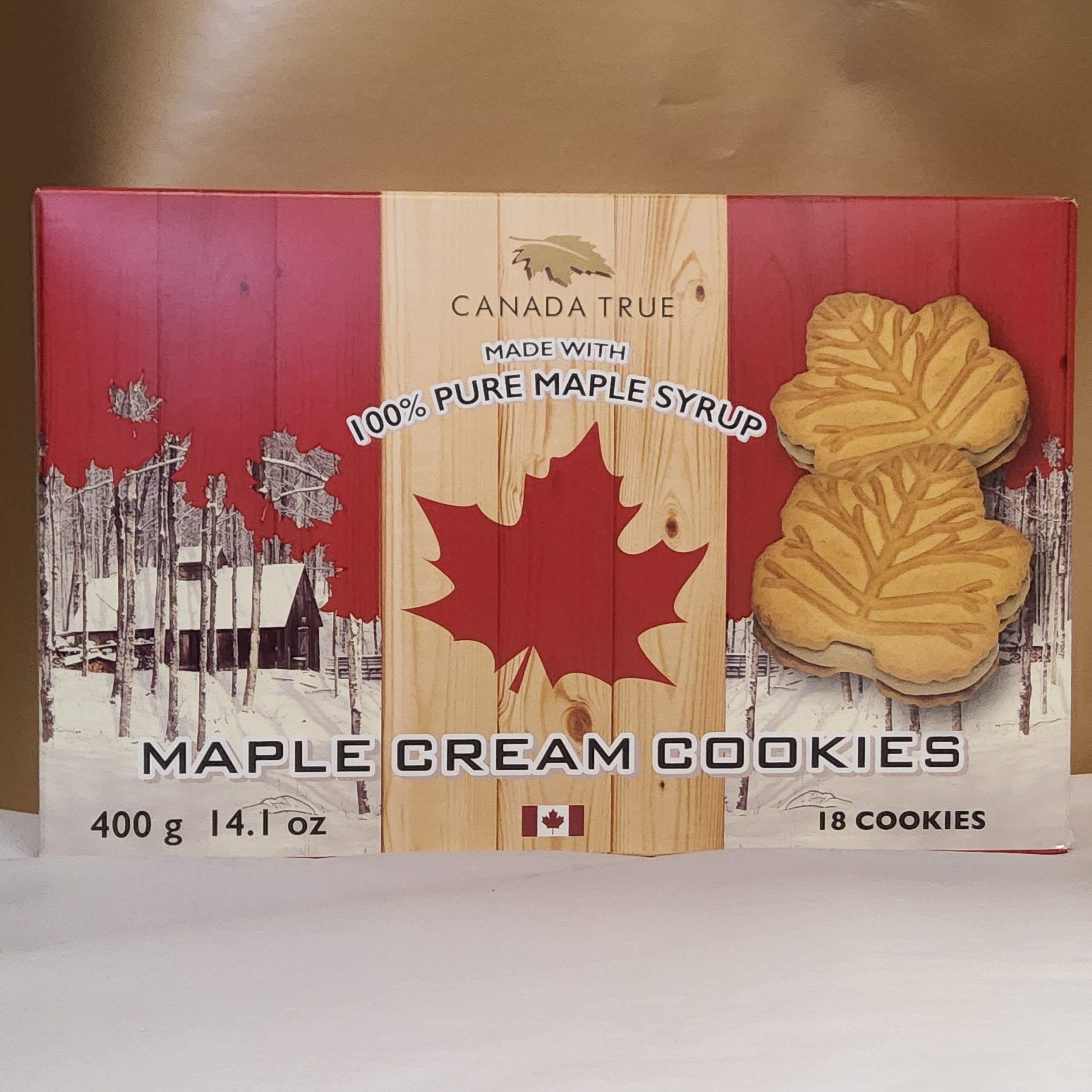 Maple Cream Cookies - 400g - 18 cookies CML-17