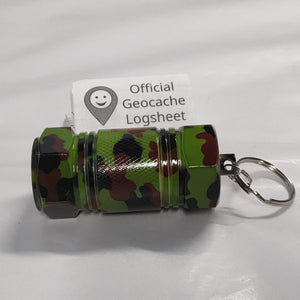 Geocaching - Mighty-Mini Aluminum Geocache Container - Three colour options