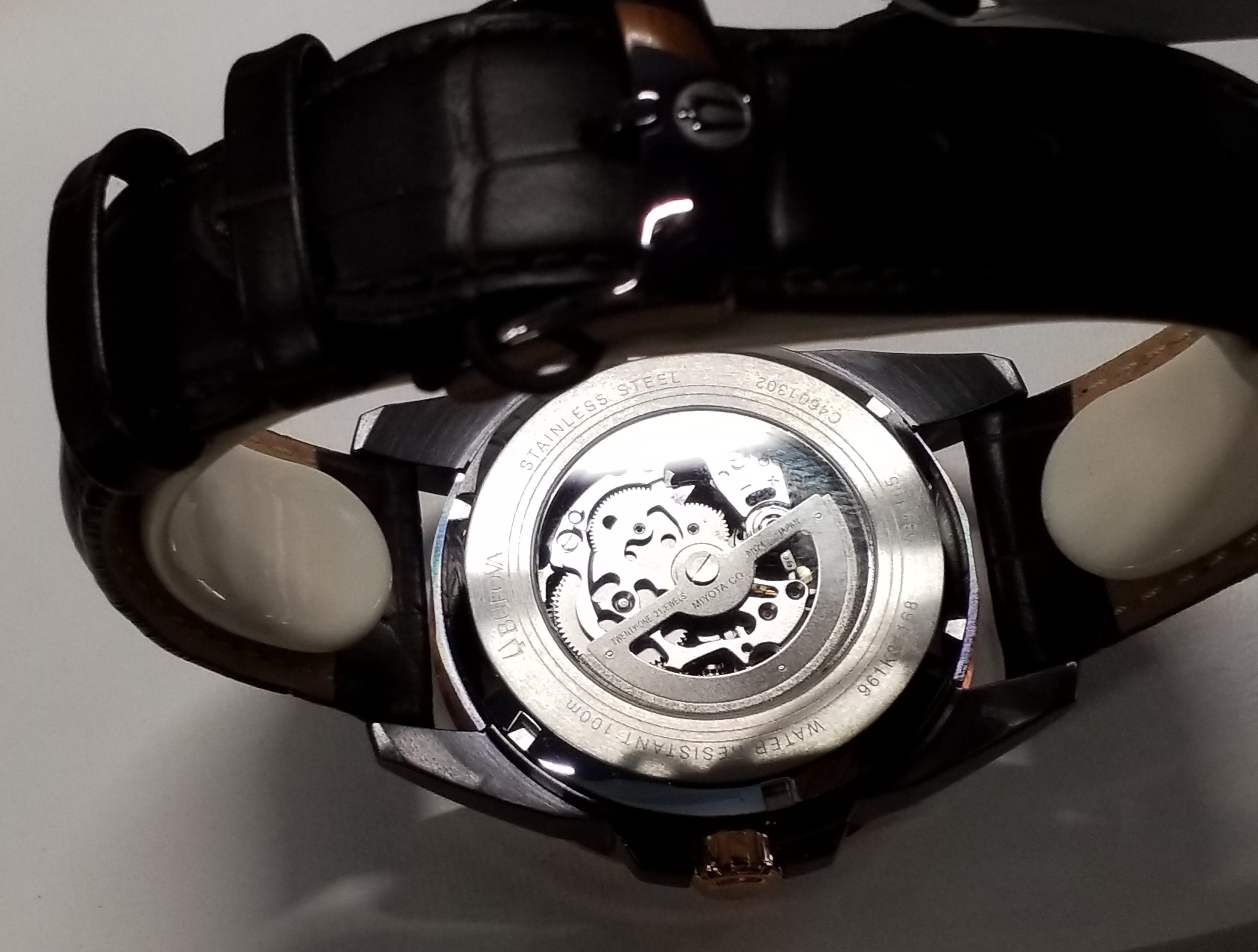 Bulova Brown Leather Watch - Mechanical