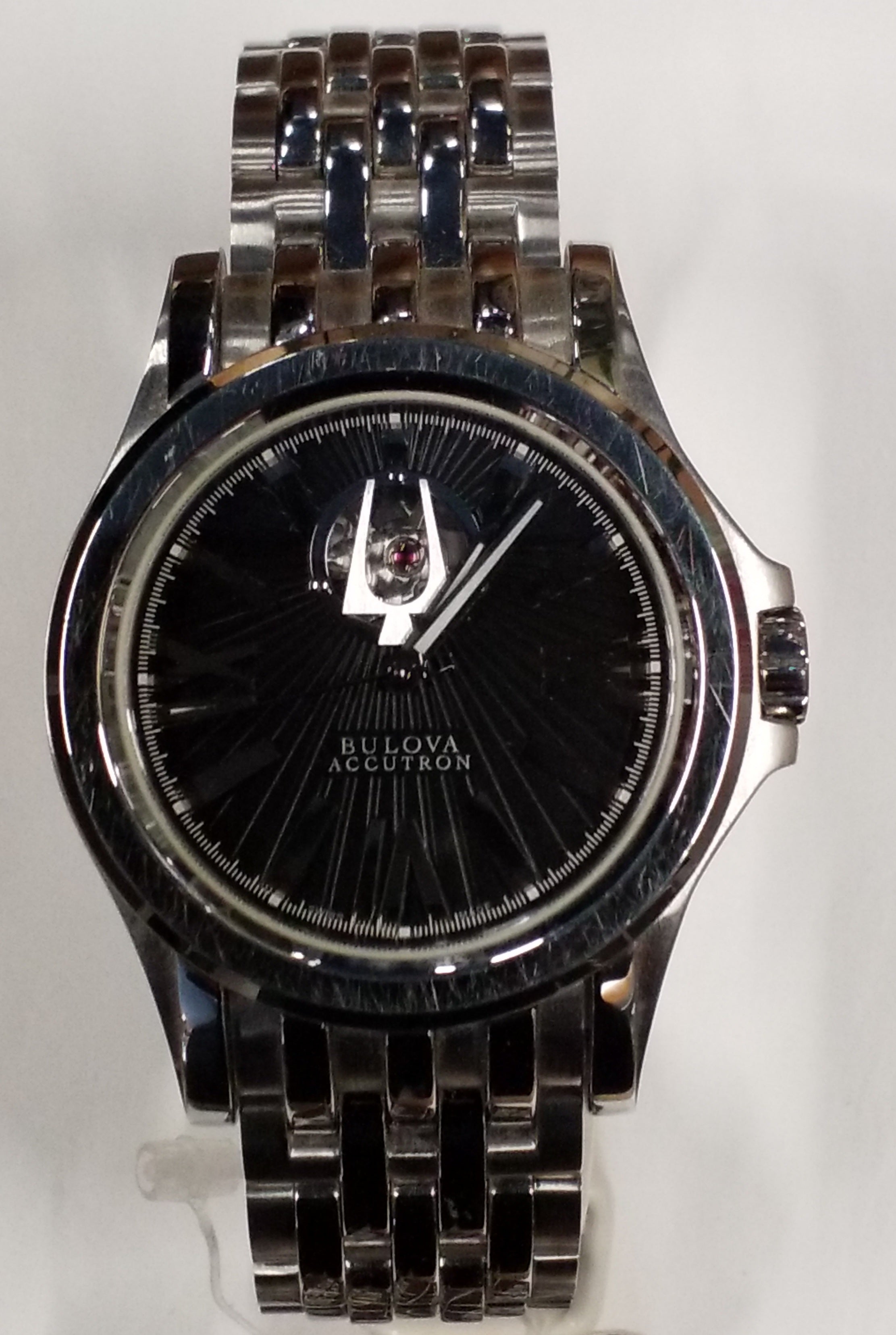 Bulova Accutron Silver Tone Stainless Steel Watch - Mechanical